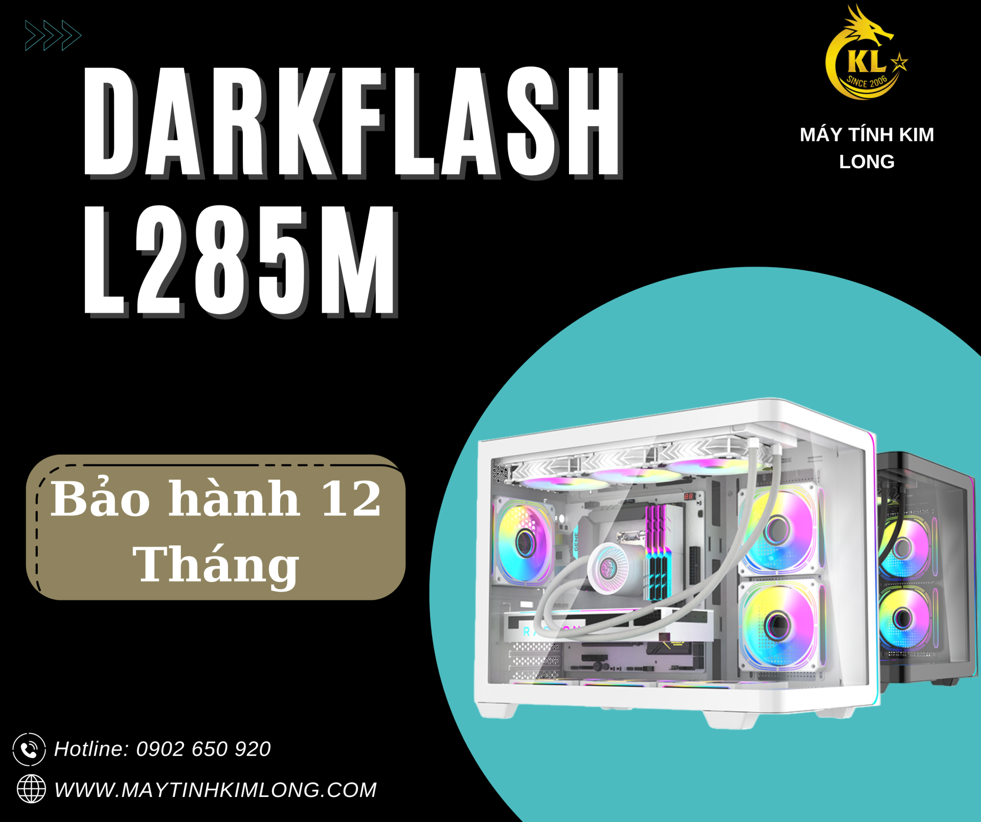 VỎ CASE MÁY TÍNH DARKFLASH L285M (Full M-ATX)